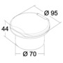 Deckdusche mit Mischbatterie